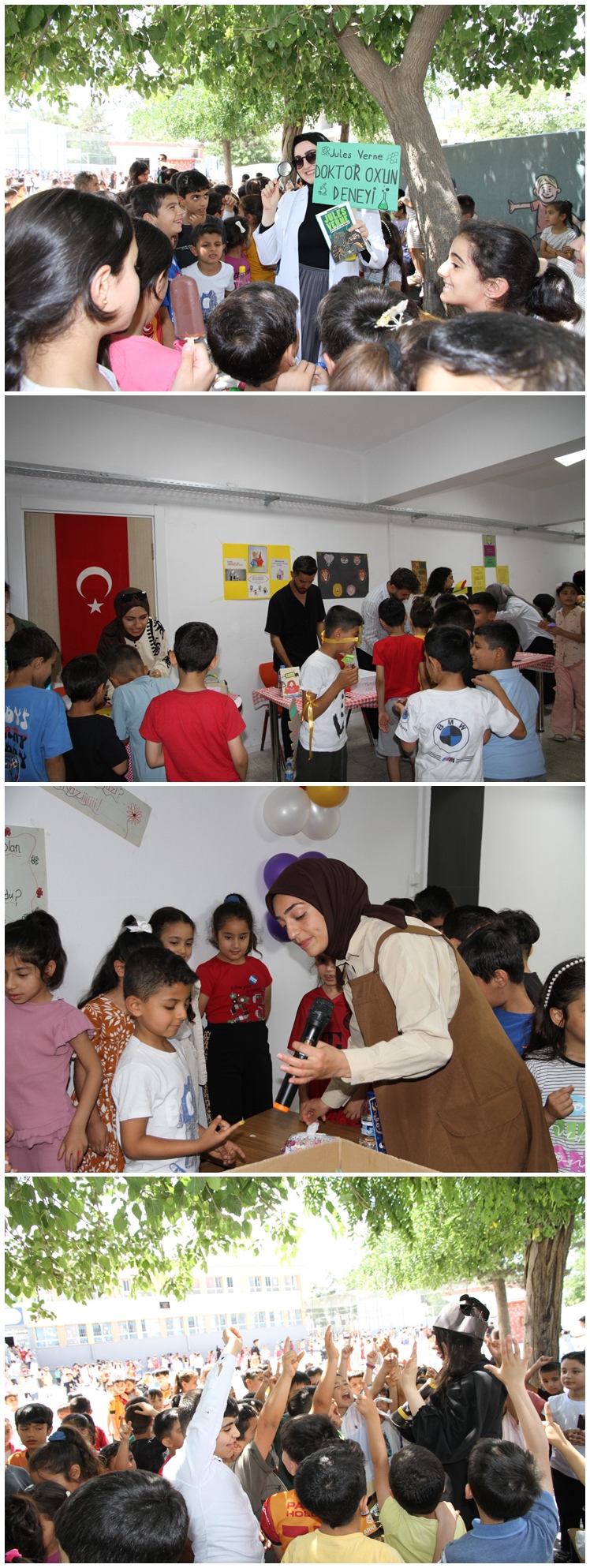 Eğitim Fakültesi Öğrencilerimiz Eyyübiye İlkokullarında “Kitap Sevme Günü” Etkinliği Düzenledi